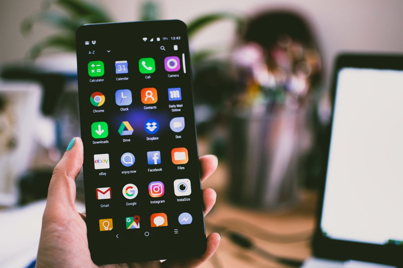 The phone the Nepal user actually holds